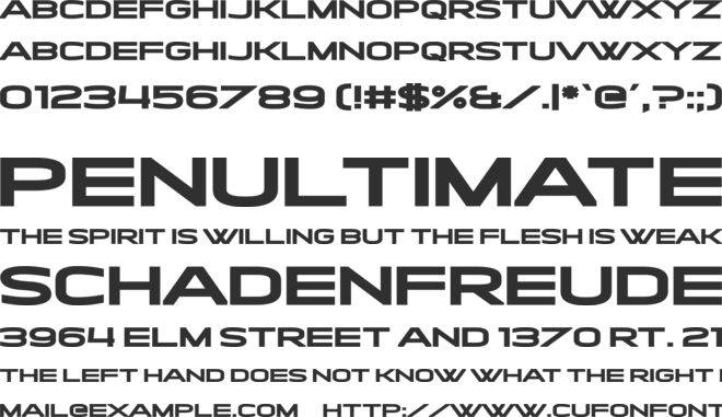 Haverbrooke font preview