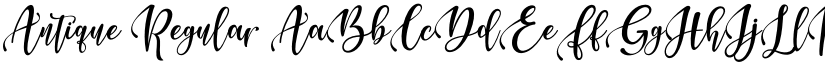 Antique Regular font