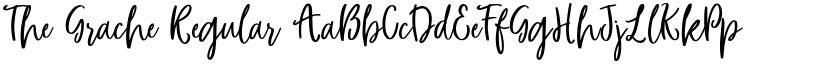 The Grache Regular font