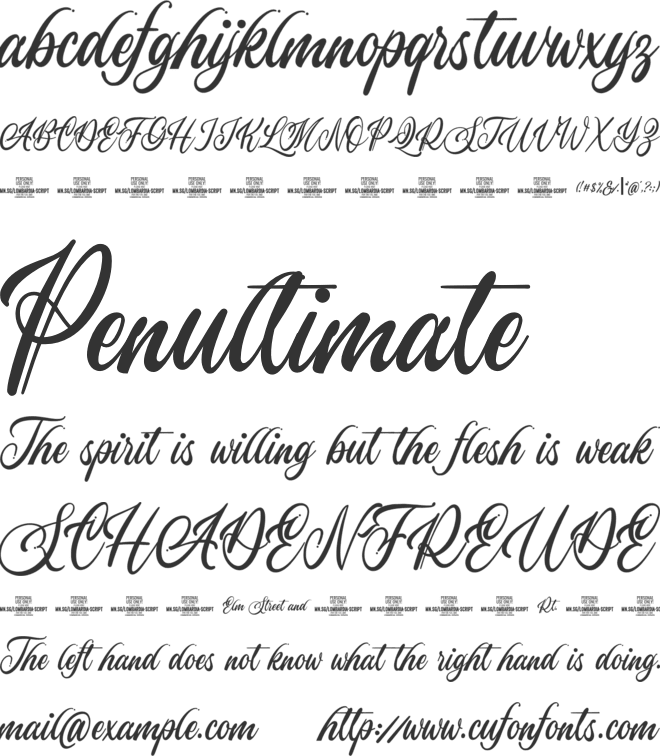 Lombardia Script PERSONAL USE font preview