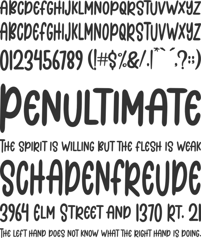 Best Younglady Sans font preview