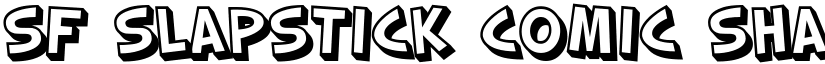 SF Slapstick Comic Shaded font
