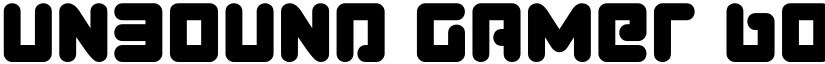 Unbound Gamer Bold Bold font