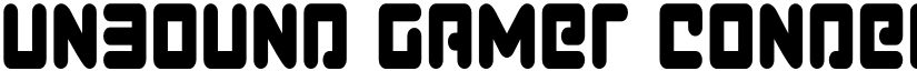 Unbound Gamer Condensed Condensed font
