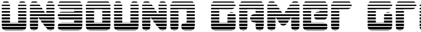 Unbound Gamer Gradient Regular font
