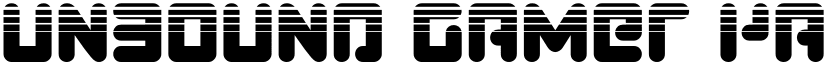 Unbound Gamer Halftone Regular font