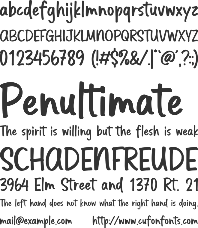 Dramaturgi Underground font preview