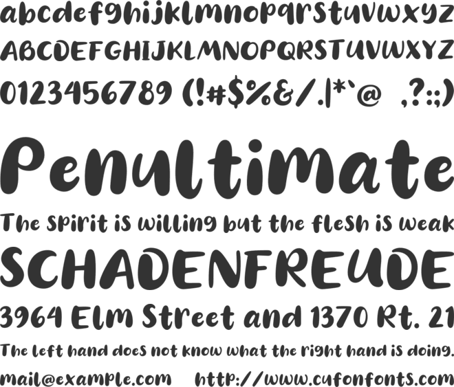 Diane Amorta font preview