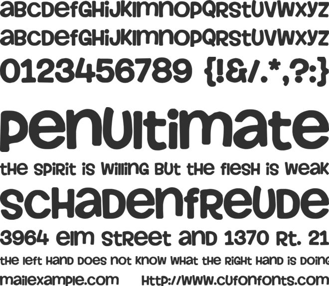 Howser font preview