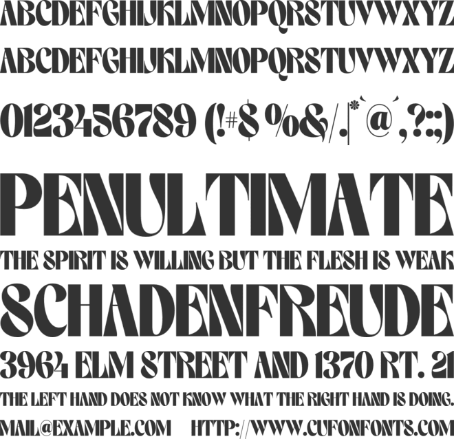 BELLA SOPHIE font preview