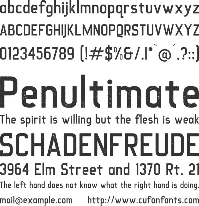 Jingadile font preview