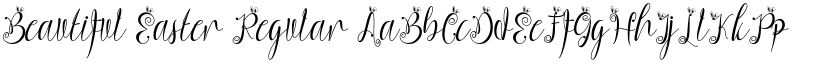 Beautiful Easter Regular font