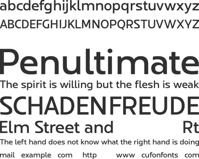 Coppint font preview