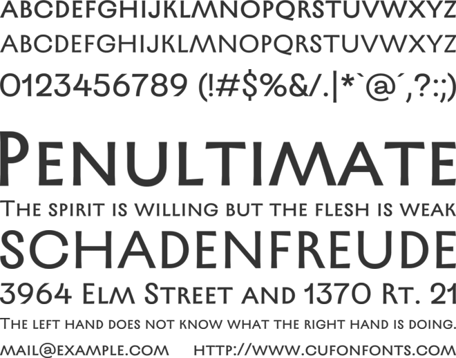 TT Ricordi Greto Trial font preview