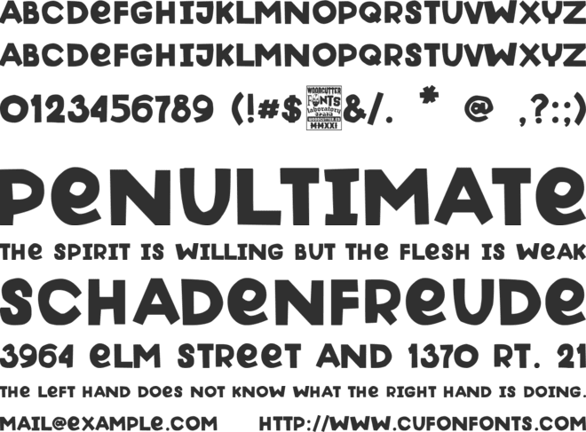 Neo Illustrator font preview