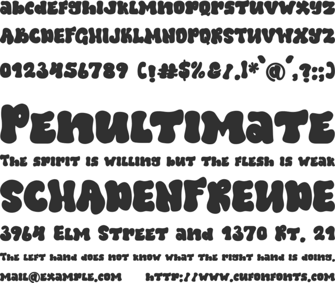 Tums Basic font preview