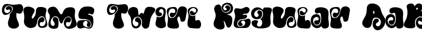 Tums Twirl Regular font