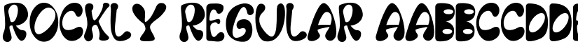 Rockly Regular font