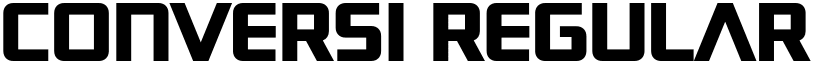 Conversi Regular font