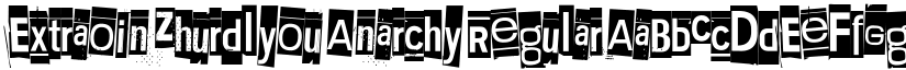 Extraoin Zhurdlyou Anarchy Regular font