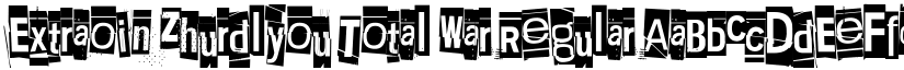 Extraoin Zhurdlyou Total War Regular font