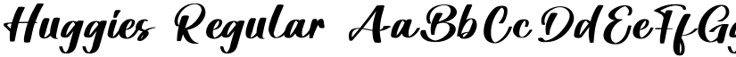 Huggies Regular font