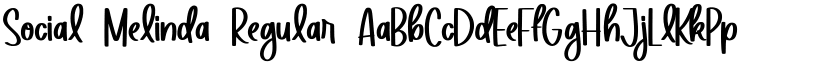 Social Melinda Regular font