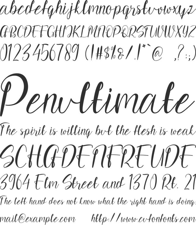 Future Lover font preview