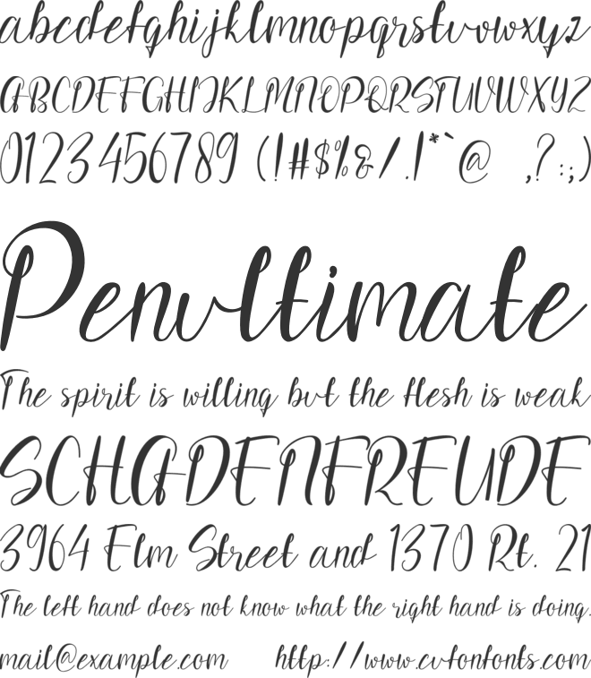 Future Lover font preview