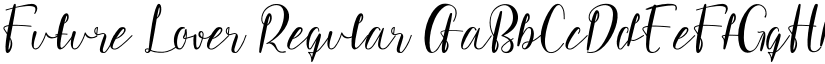 Future Lover Regular font