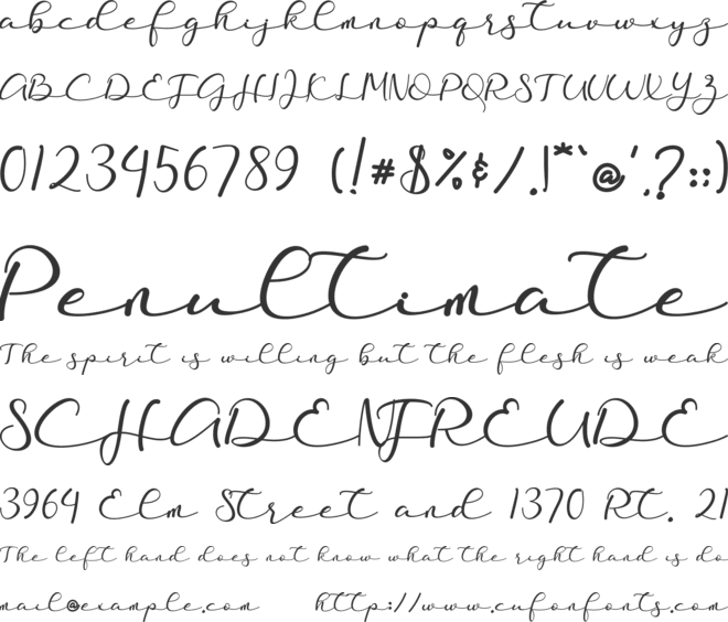 Better Us font preview