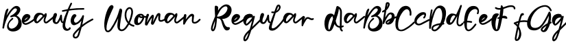 Beauty Woman Regular font