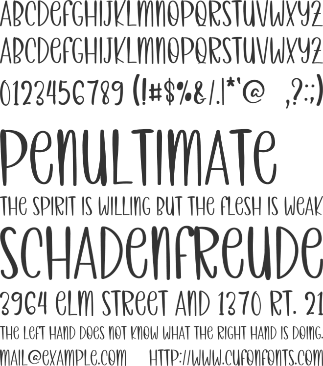 Ronald Farmhouse font preview