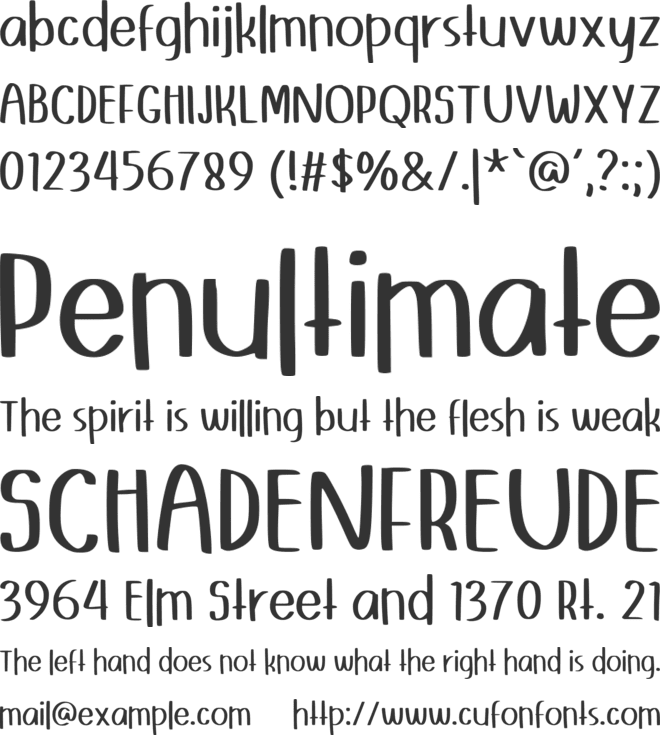 Carloman font preview