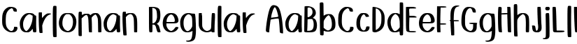 Carloman Regular font