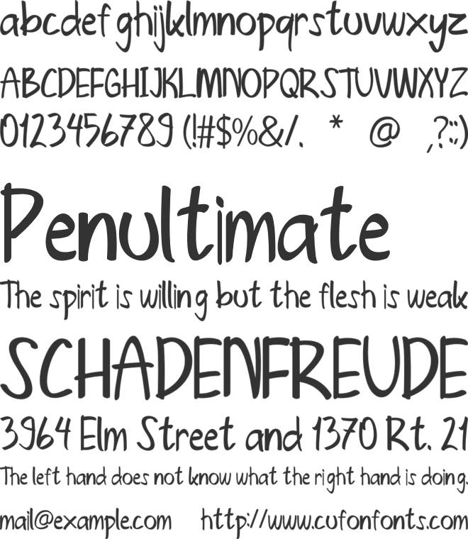 loretan font preview