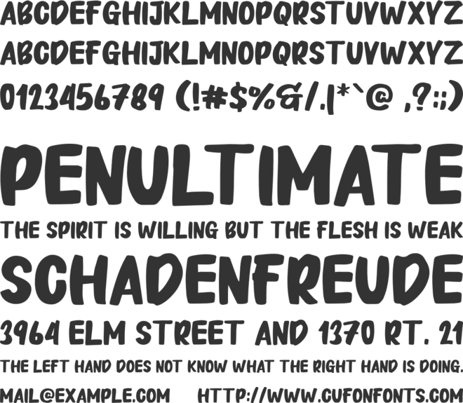 Take Looks font preview