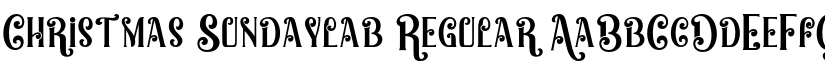 Christmas Sundaylab Regular font