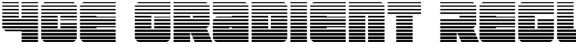 4ce Gradient Regular font