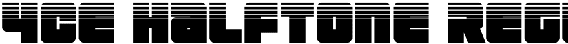 4ce Halftone Regular font