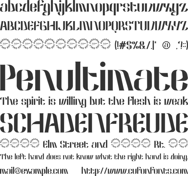 Heraka font preview