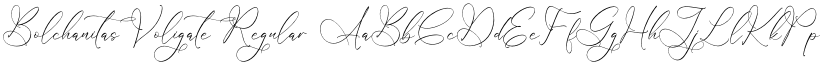 Bolchanitas Voligate Regular font