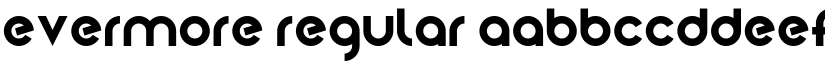 Evermore Regular font