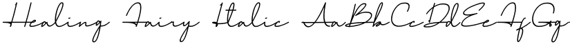 Healing Fairy Italic font