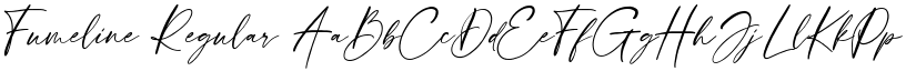 Fumeline Regular font