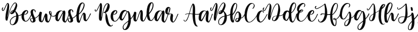 Beswash font download