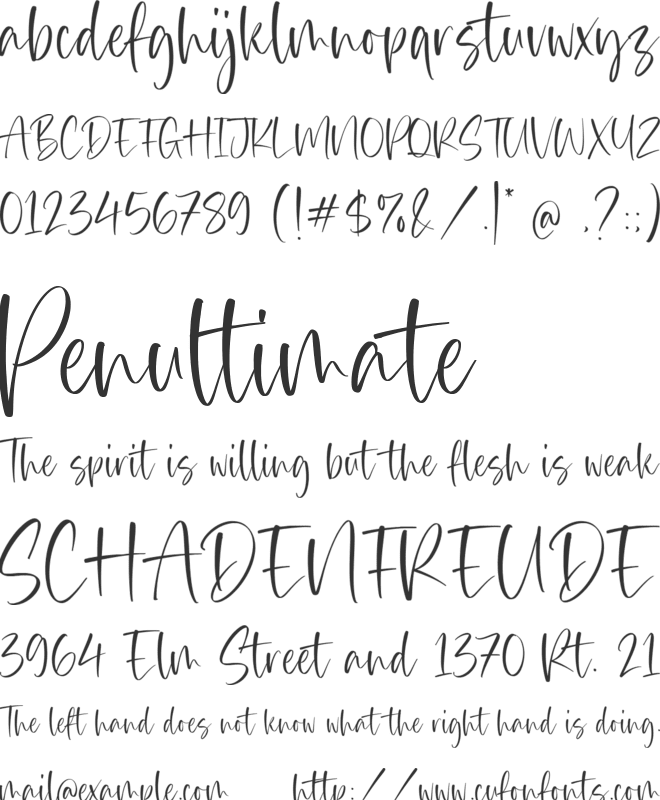 Jameson Achilles font preview