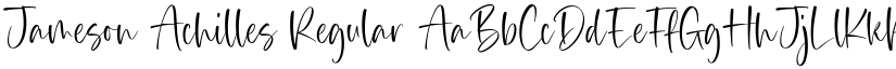 Jameson Achilles Regular font