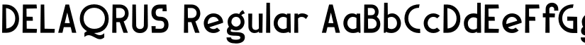 DELAQRUS Regular font
