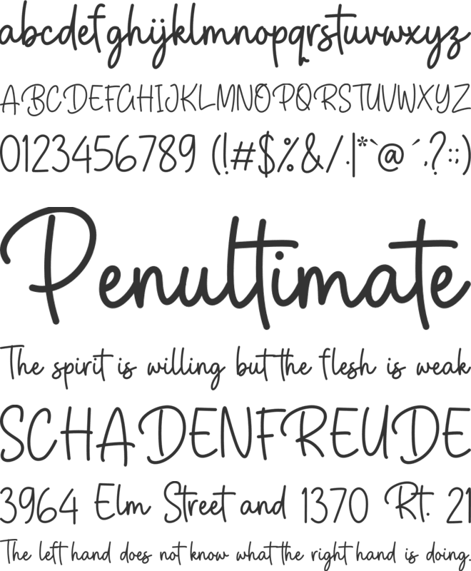 Royal Brand font preview